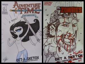 Adventure Time sketchcover by Peng-Peng | Fanboys Vs Zombies sketchcover by theFranchize