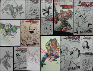 some of our commissions and sketchcovers
