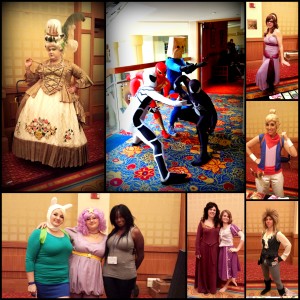 cosplayers from Anime USA