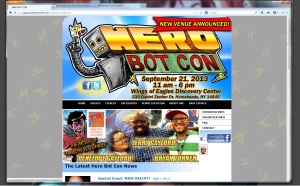 Come see us at Hero Bot Con Sept. 21, 2013!
