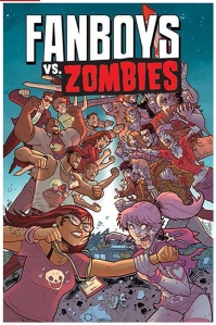 Cover - "Fanboys Vs Zombies" #20 drawn by Jerry Gaylord/colored by Gabriel Cassata