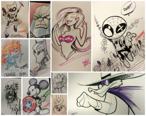 quickdraw sketches from Pittsburgh Con 2013