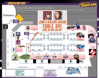 Find us at TABLE A41 at Twin Tiers Comic Con!